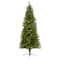 6.5ft. Pre-Lit Green Valley Pine Artificial Christmas Tree, Warm White LED Lights